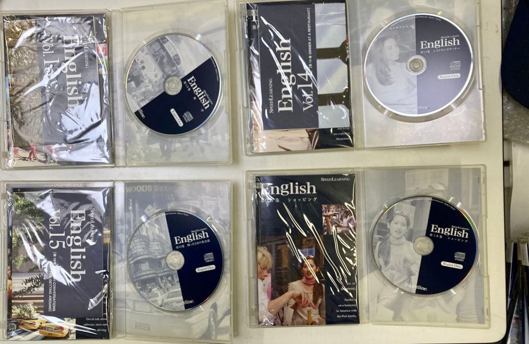 スピードラーニング English 英会話 CD 全48巻セット　CDプレーヤー