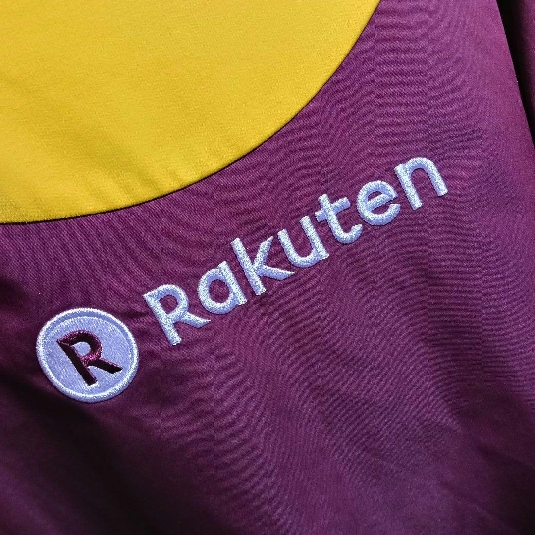 【希少/支給品】デサント製 東北楽天 ナンバー入り トレーニングプルオーバー／O