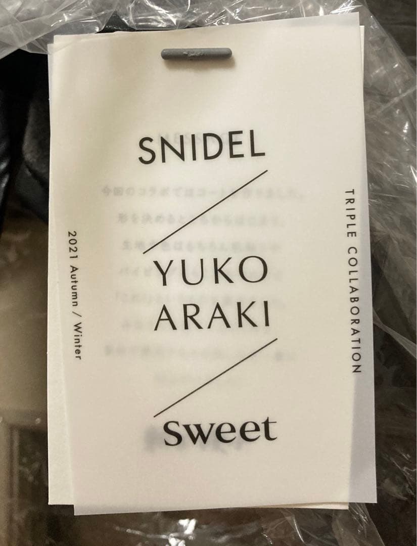 sugar⚮̈ 様☆新品・タグ付き☆ 新木優子 × スナイデル ポンチョコート