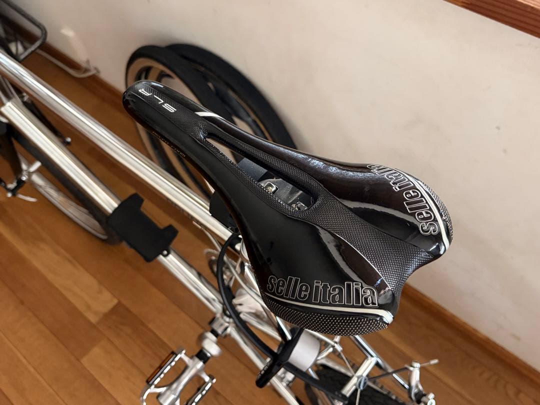 美品 BRUNO ミニベロロード クロムプレート ※基本都内引渡し 460