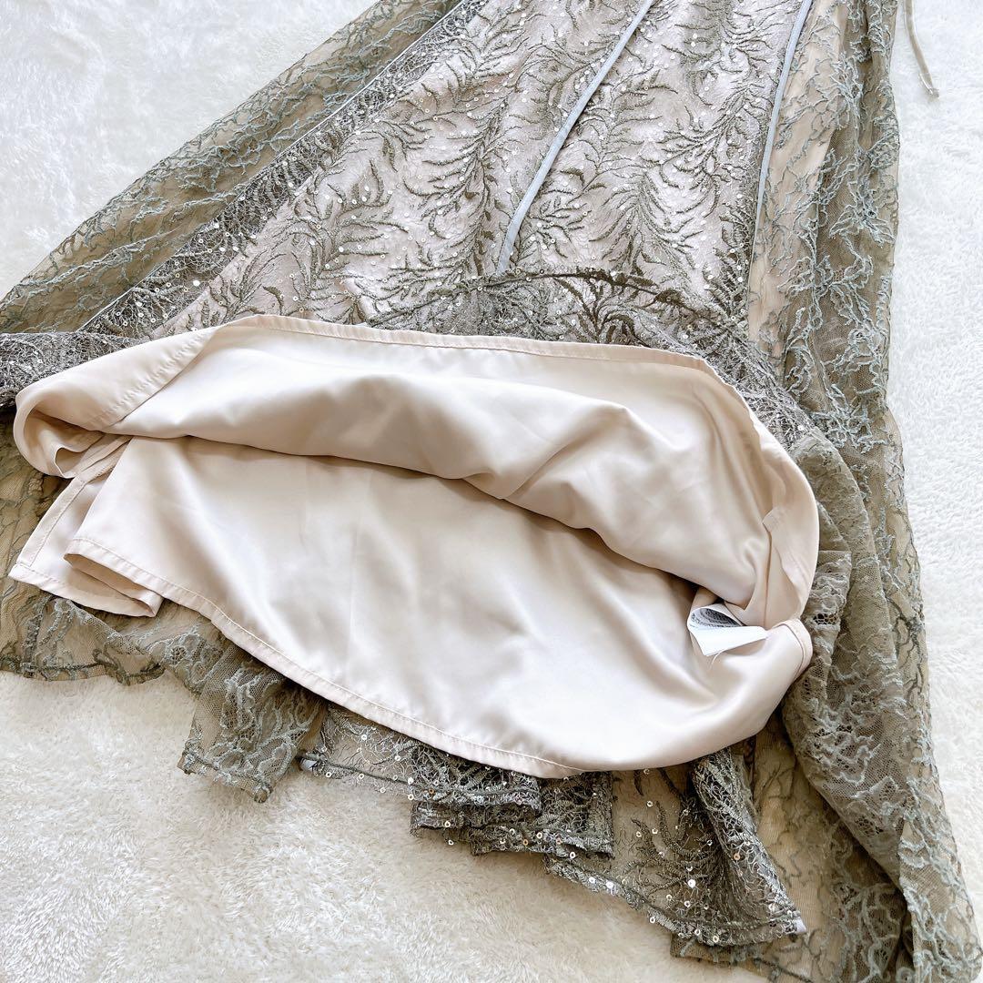 極美品✨FRAY I.Dフレイ アイディー リーフレースパイピングドレス