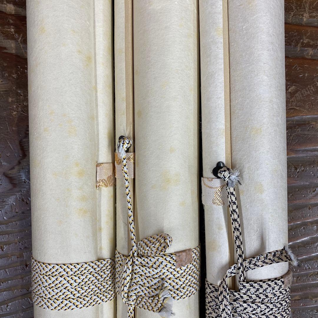 美品 掛け軸 酒井抱一写 十二カ月花鳥図 12本セット 永縄雅光作 収納箱付き