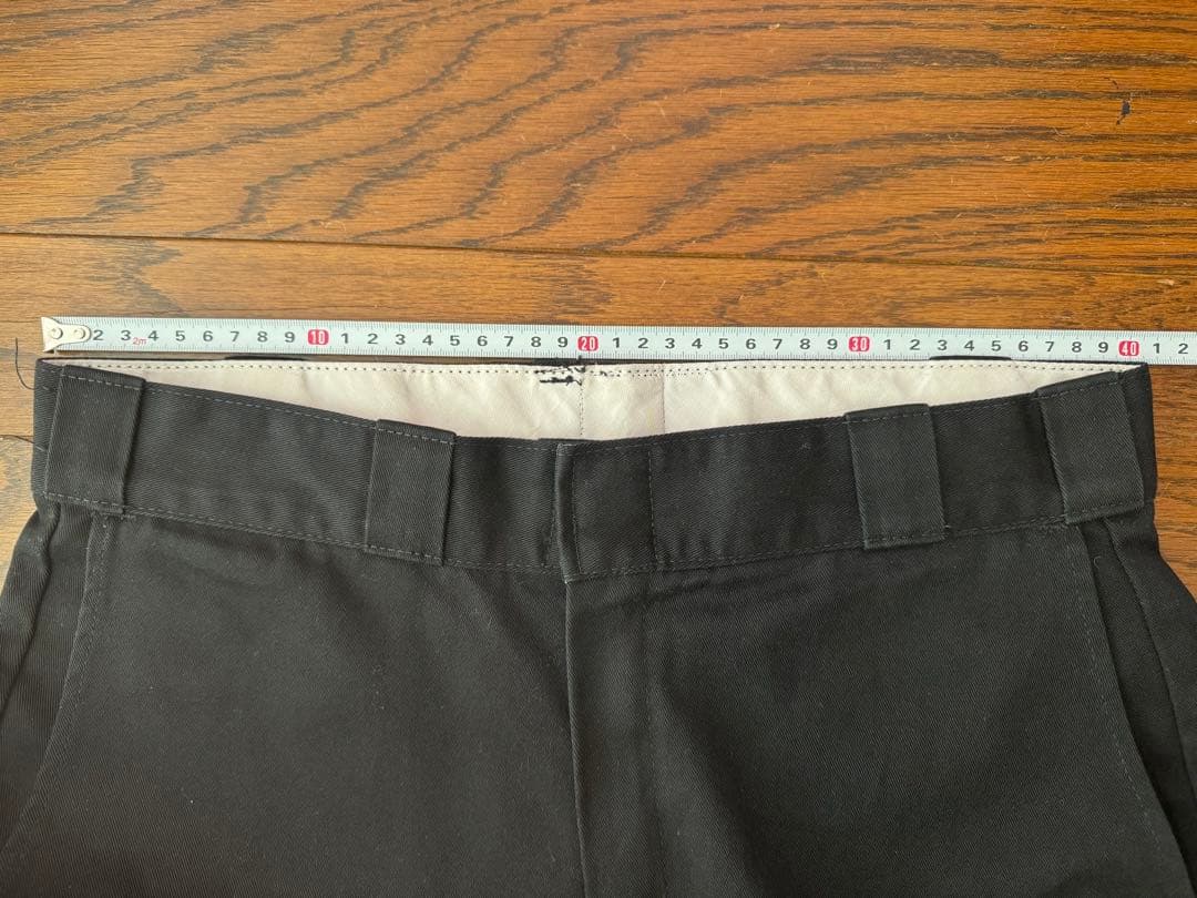 80s USA製　ディッキーズ　874 チビタグ　黒　ブラック　w31