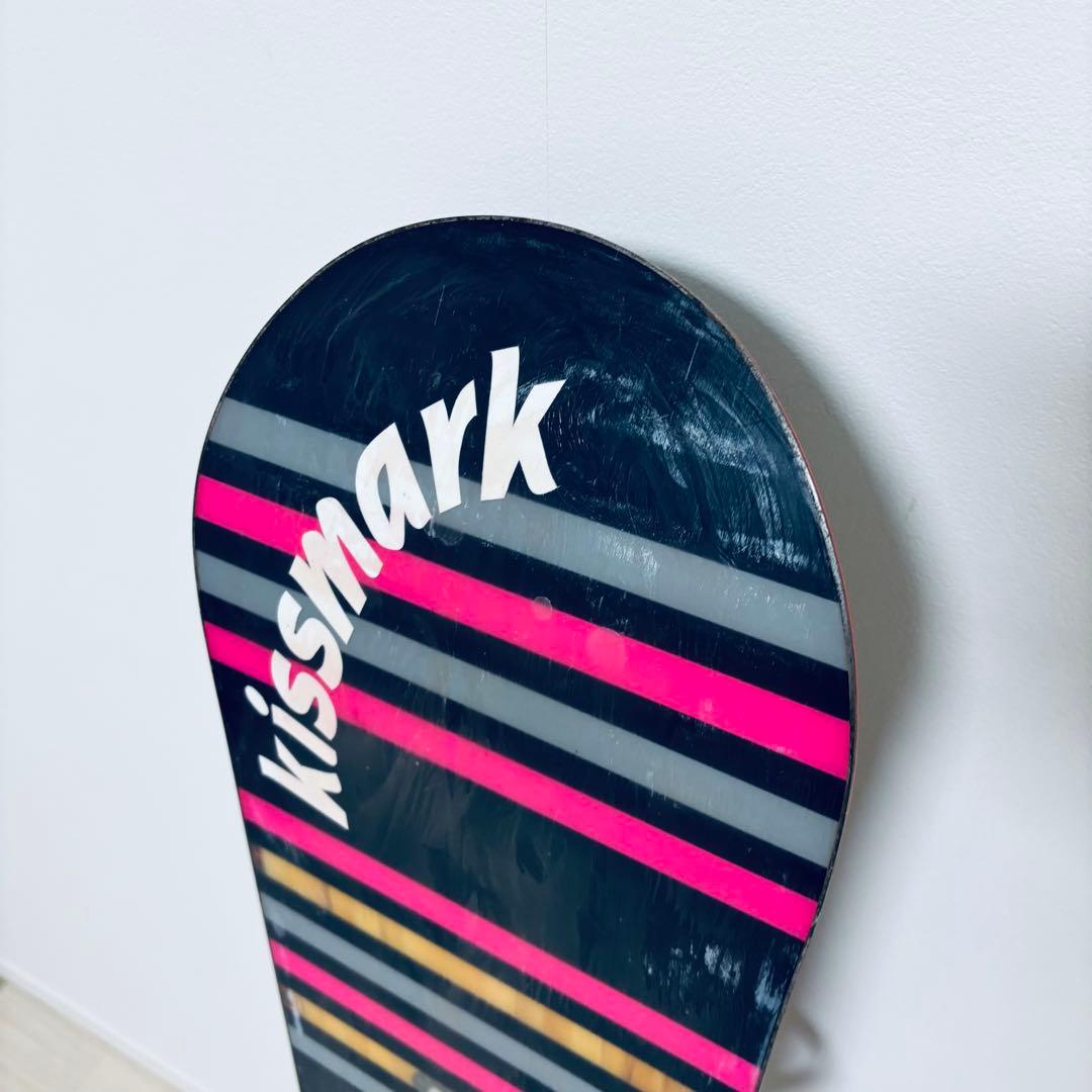 キスマーク 146cm ロッカー 2点セット レディース 初心者　スノーボード