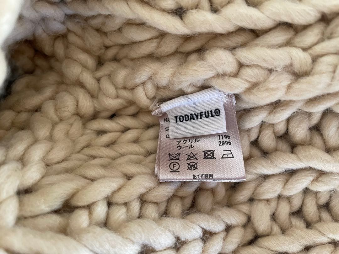 トップス moinoatodayful chunky hand knit vest