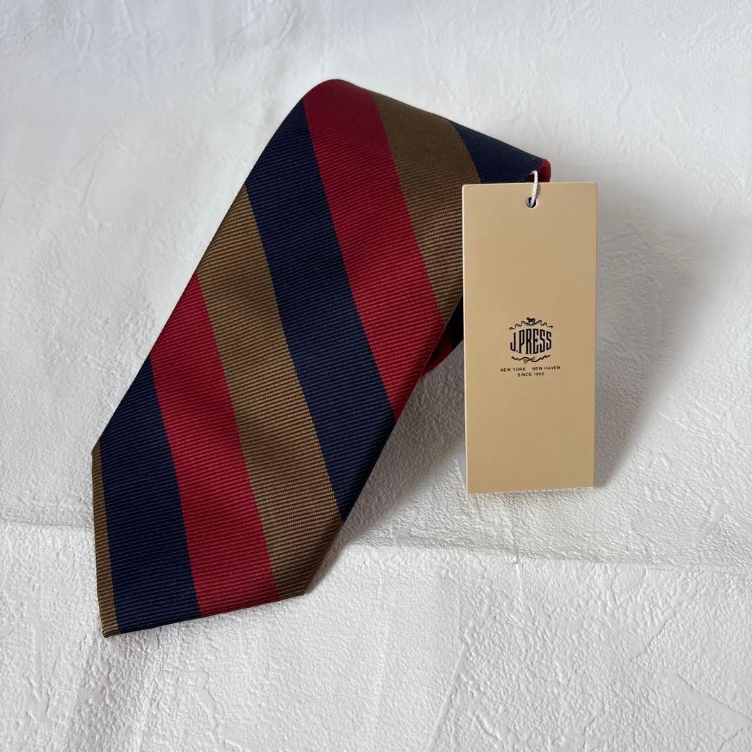 新品　J.PRESS　レジメンタルタイ　ネクタイ　ジェイプレス　日本製　アイビー
