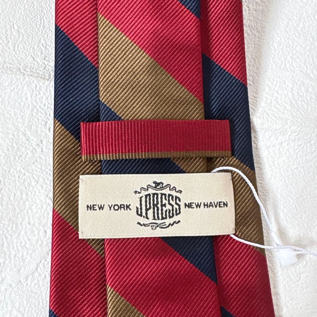 新品　J.PRESS　レジメンタルタイ　ネクタイ　ジェイプレス　日本製　アイビー