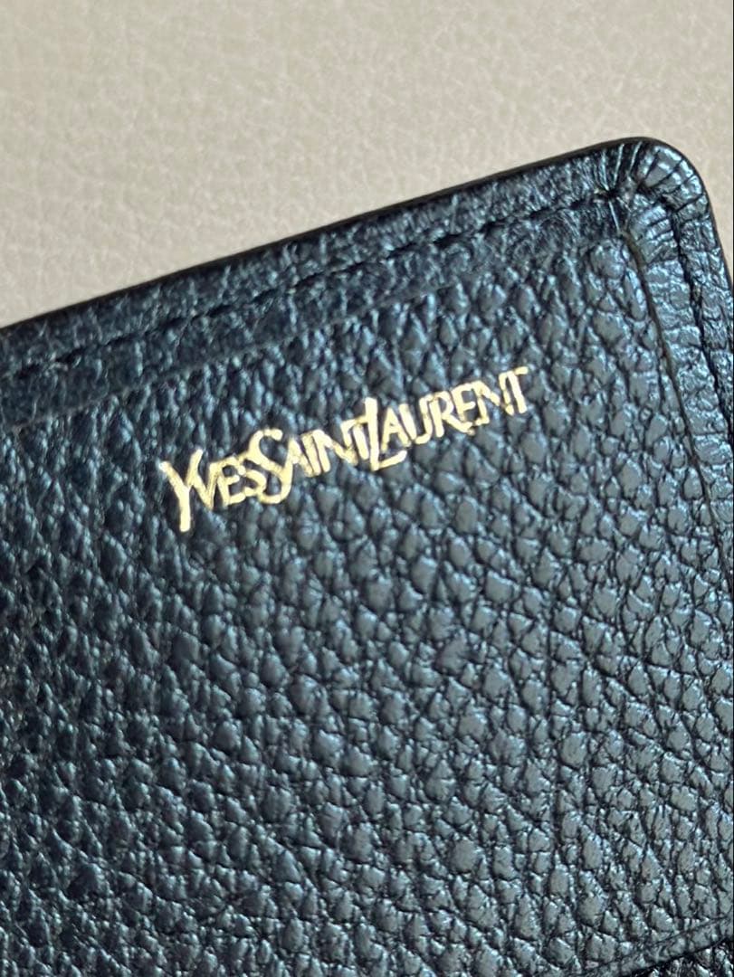 良品！ YSL イヴ・サンローラン 5連キーケース カサンドラロゴ レザー