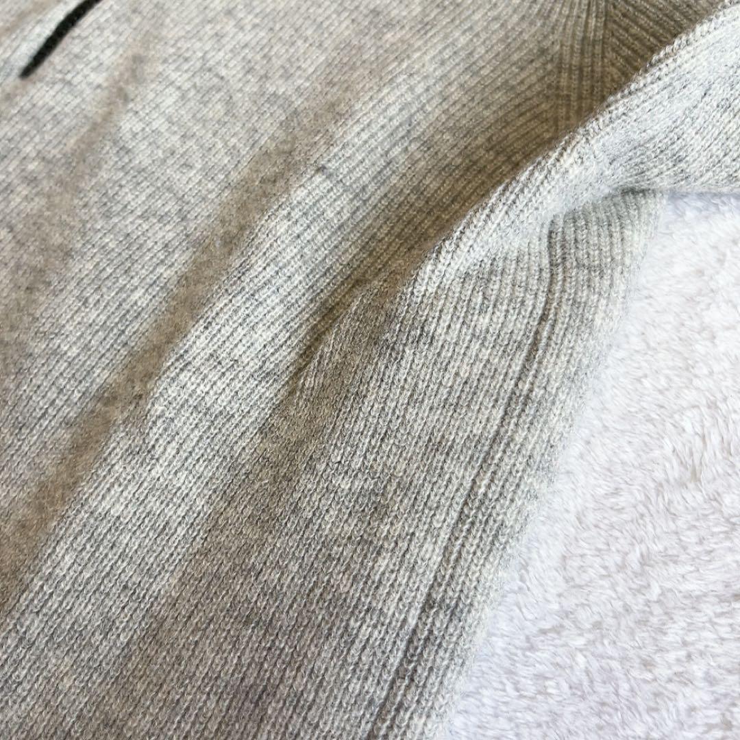 極美品　近年モデル　ビームスゴルフ　ニットワンピース　ウール　リブ　ロング