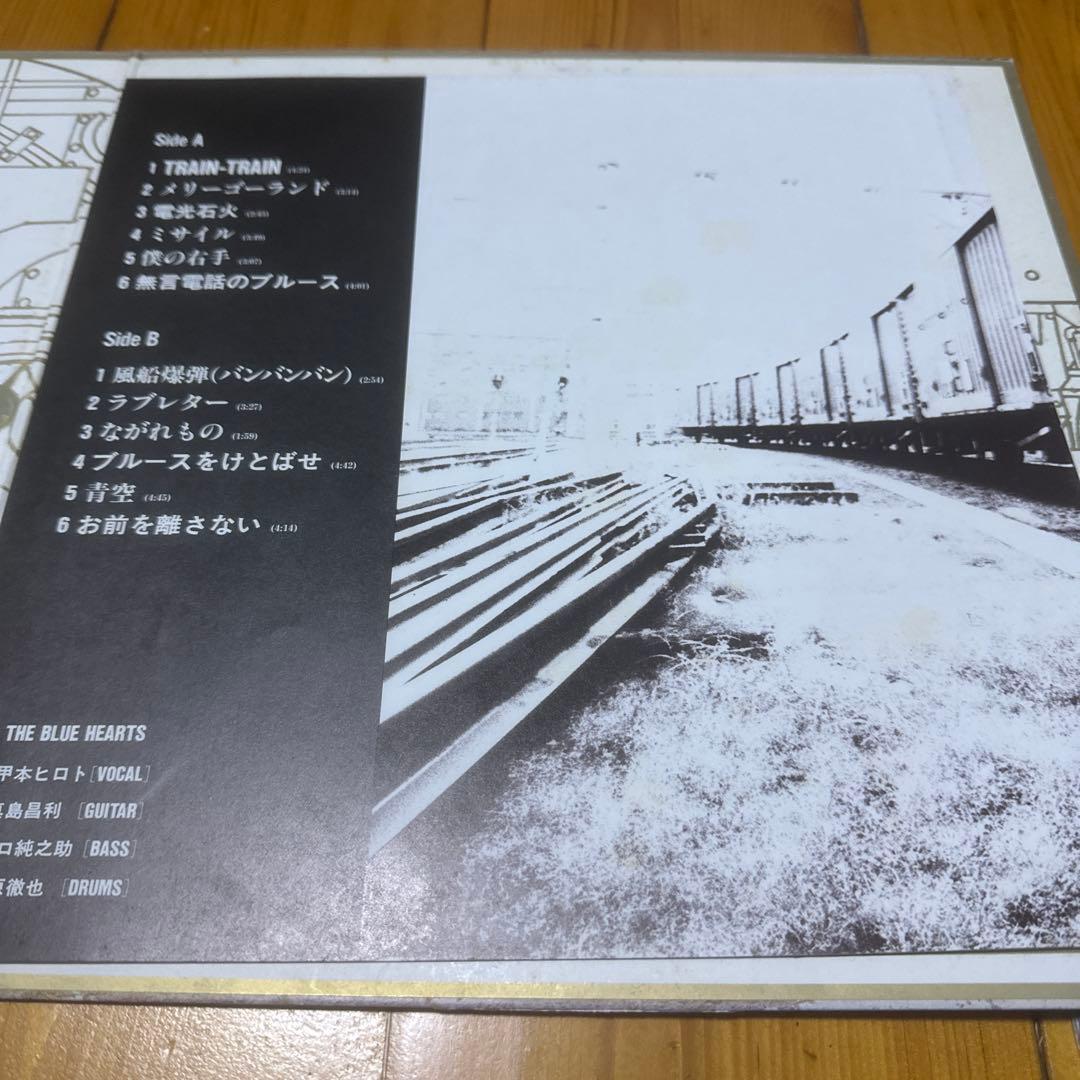 初回　Blue Hearts TRAIN TRAIN LP ブルーハーツ