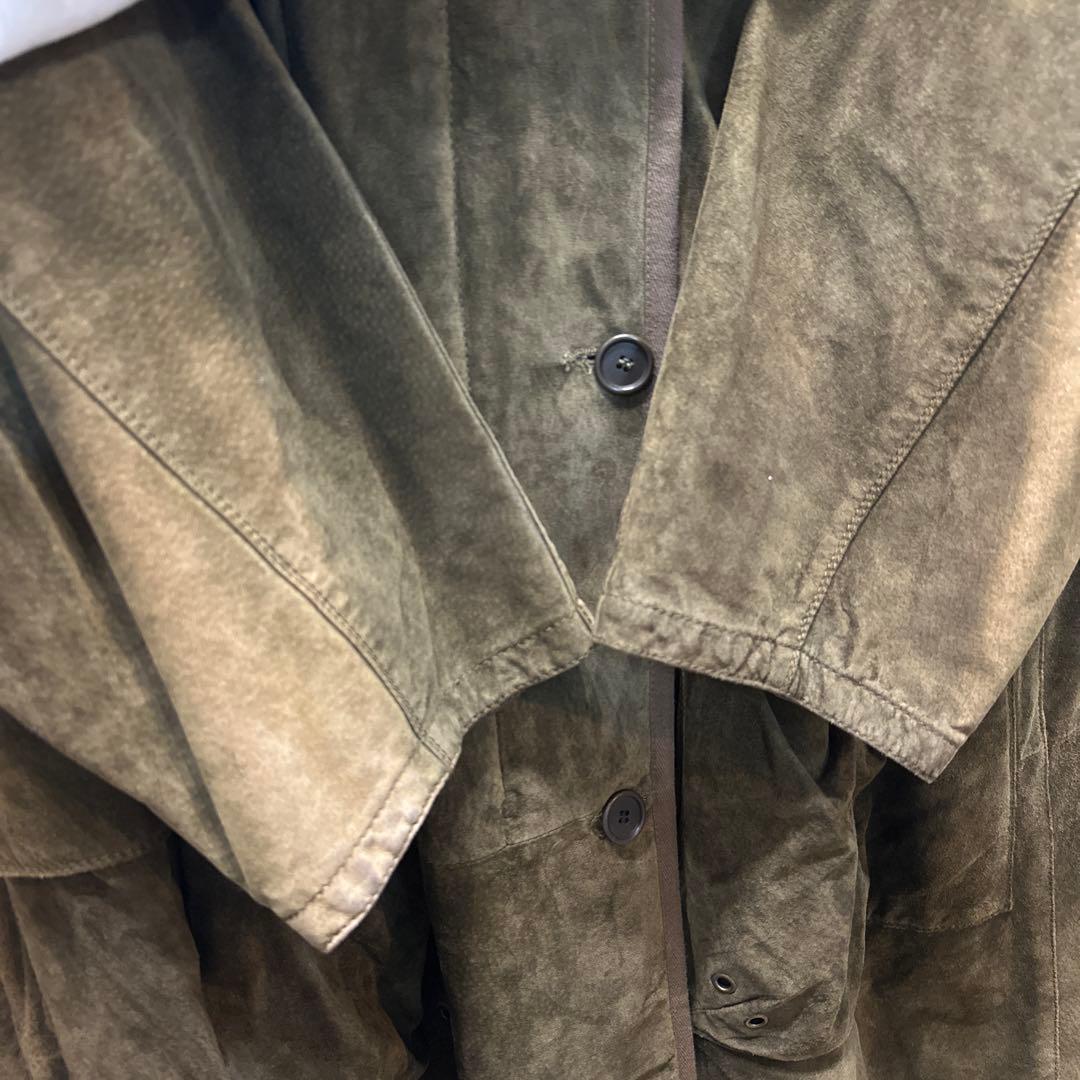 Vittorio Forti 豚革 イタリア製 ヴィンテージ ロングジャケット