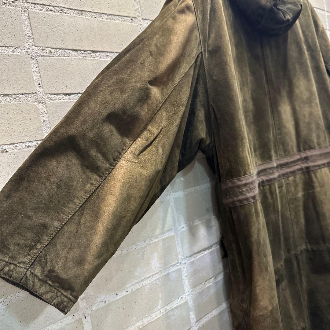 Vittorio Forti 豚革 イタリア製 ヴィンテージ ロングジャケット