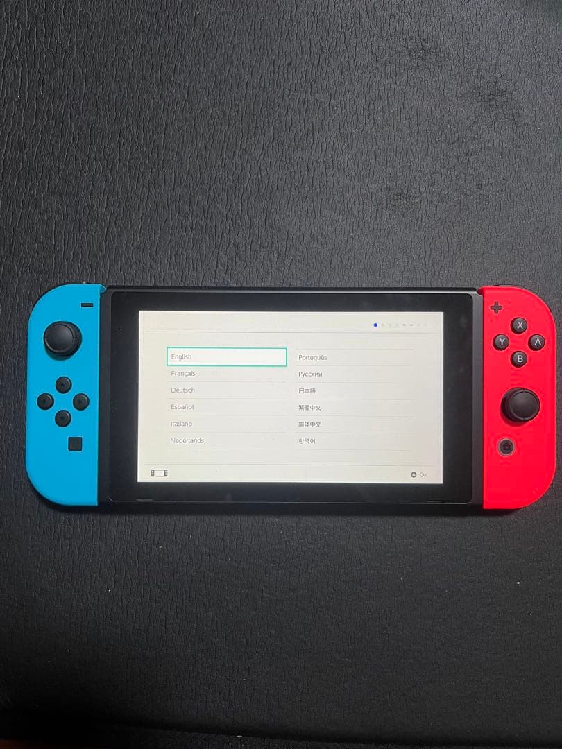 Nintendo Switch 本体 ネオンブルー/レッド　箱あり