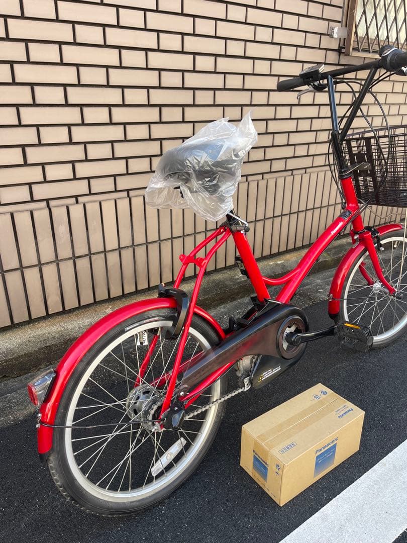 新品バッテリー8.9ahミニパナソニック電動アシスト自転車20インチ