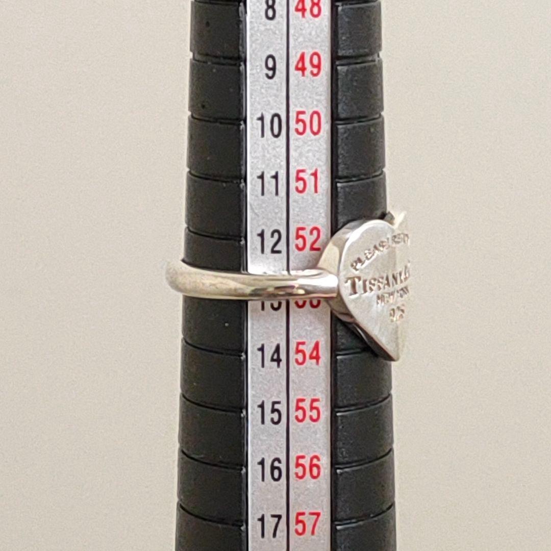 ☆Tiffany & Co. リターントゥ ハートリング １３号 シルバー９２５
