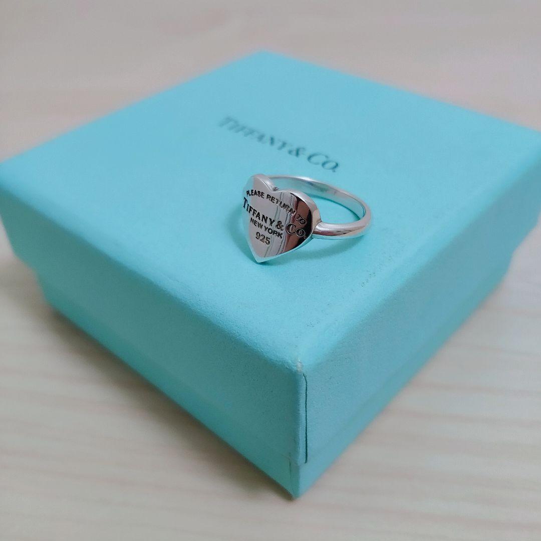 ☆Tiffany & Co. リターントゥ ハートリング １３号 シルバー９２５