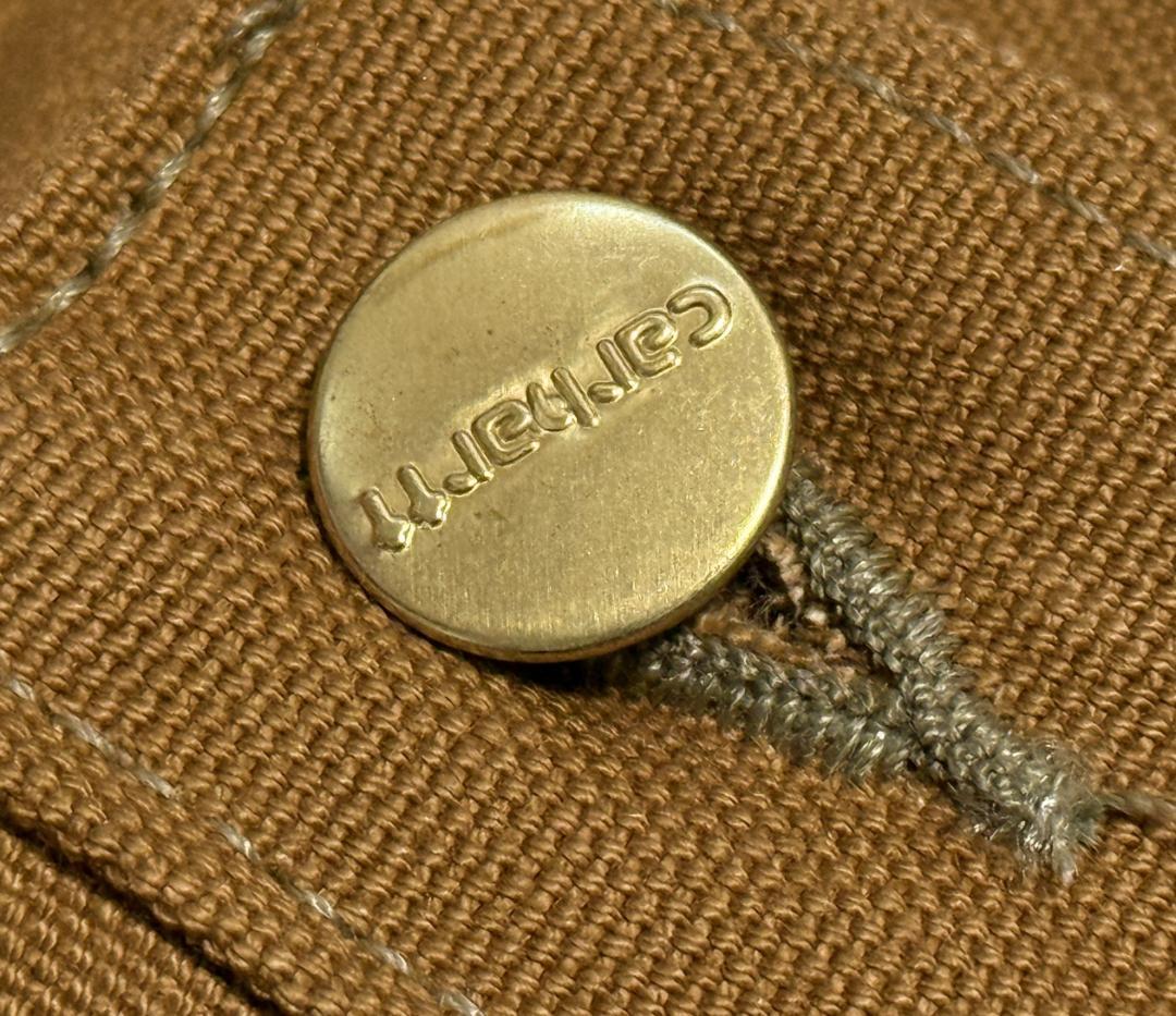 新品 カーハート 米国製 B01フィルムダック ダブルニー パンツ W34L32