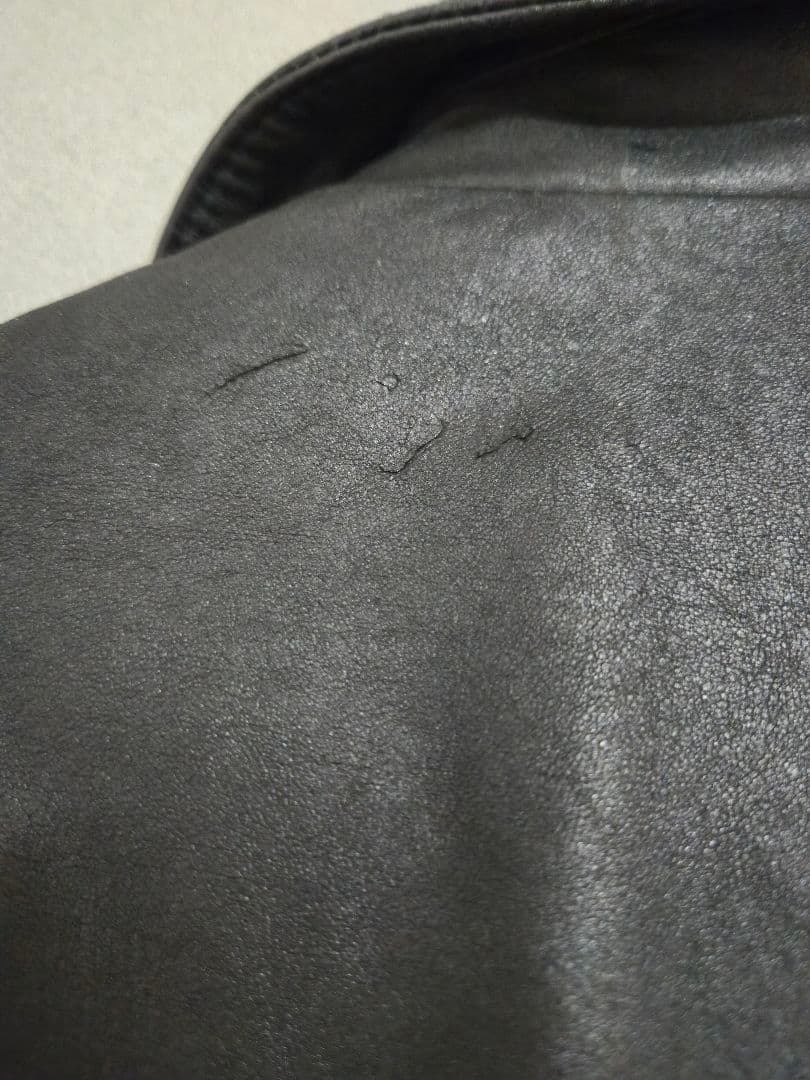 レアnano・universe馬革ホースレザージャケット シングルライダースS