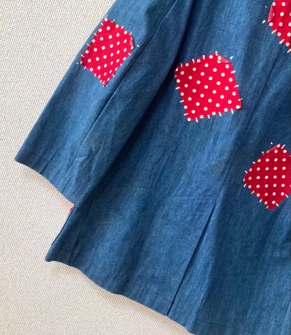 希少‼︎ JC Penney 70s ヴィンテージ デニムジャケット赤パッチ 44