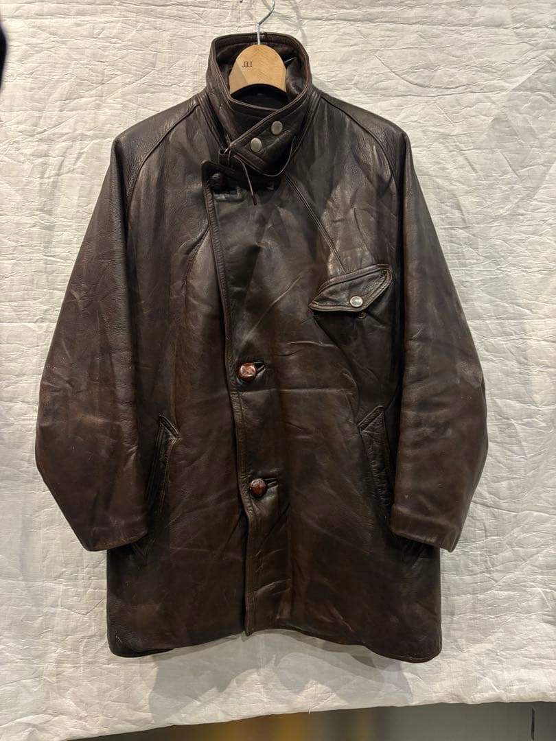 フランス空軍 Aviation コルビジェ RAF アビエーター レザーコート