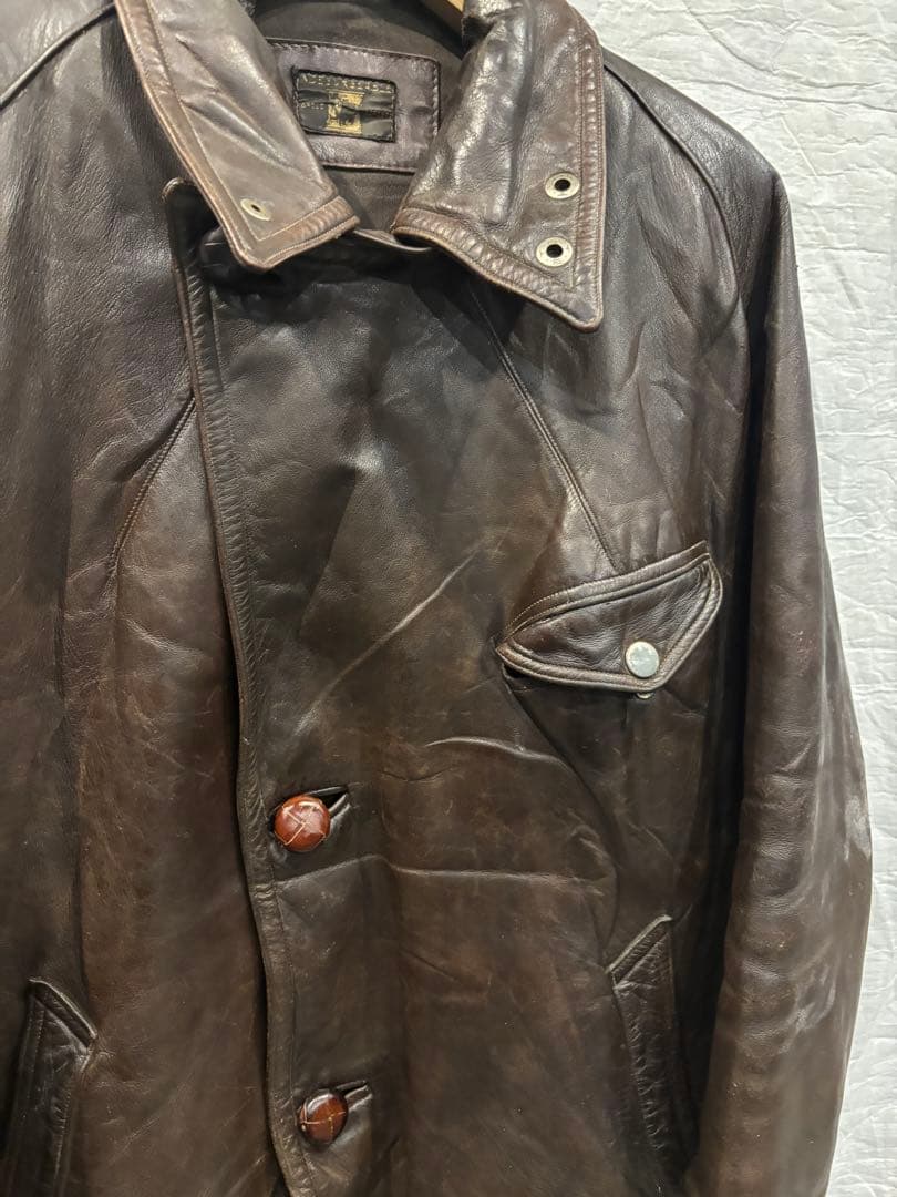 フランス空軍 Aviation コルビジェ RAF アビエーター レザーコート