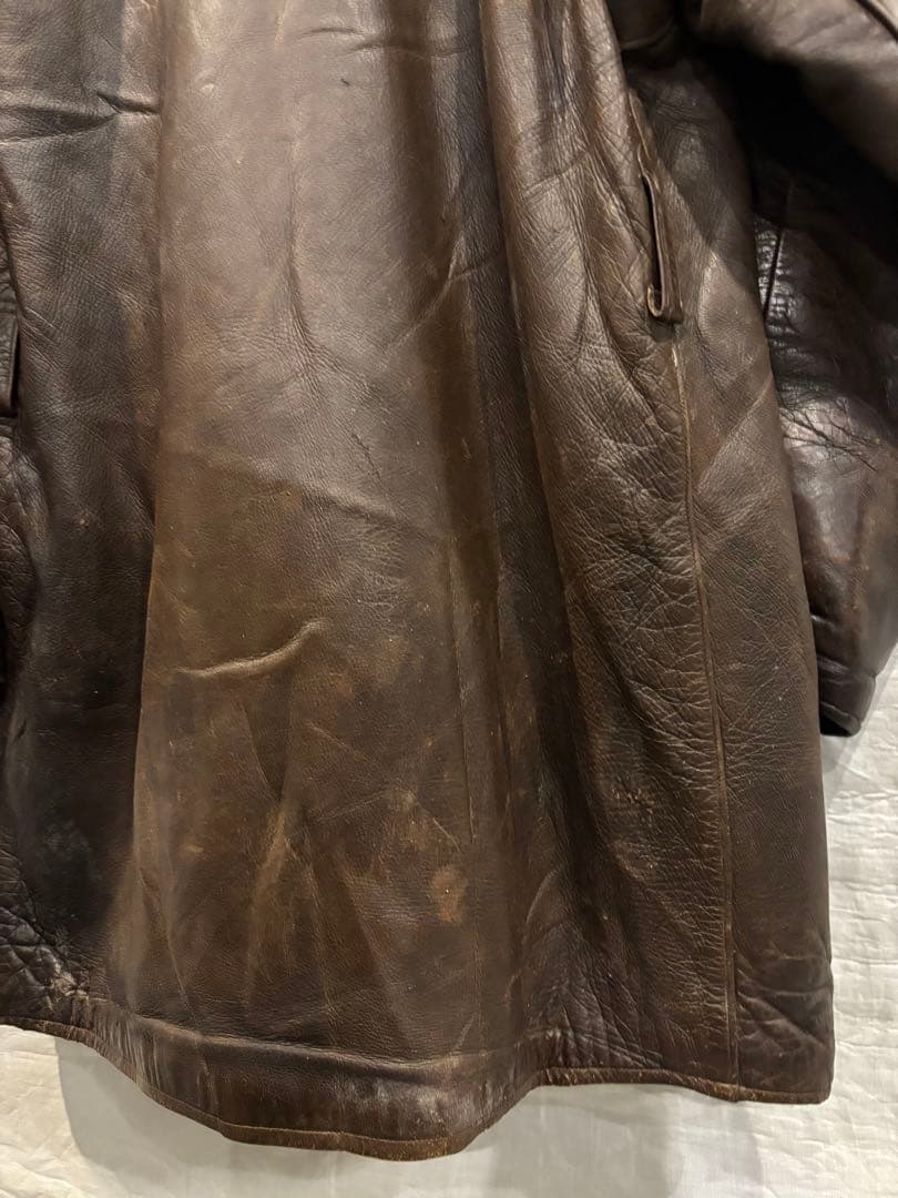 フランス空軍 Aviation コルビジェ RAF アビエーター レザーコート