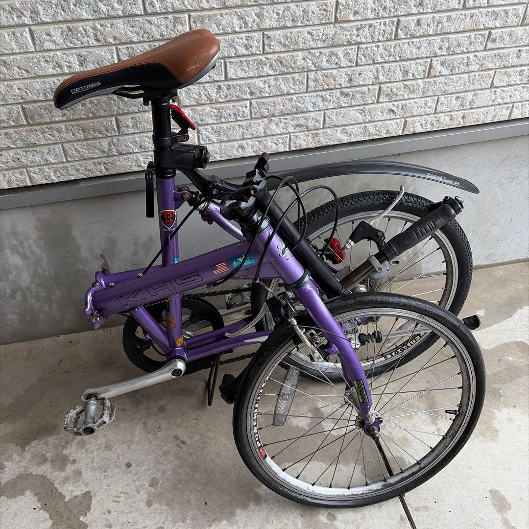 専用　KHS F20-T 折りたたみ自転車 パープル
