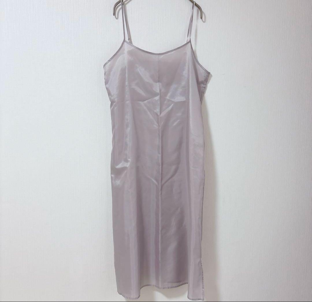 ミュベール　シアー　ロングワンピース　花柄　フラワープリント