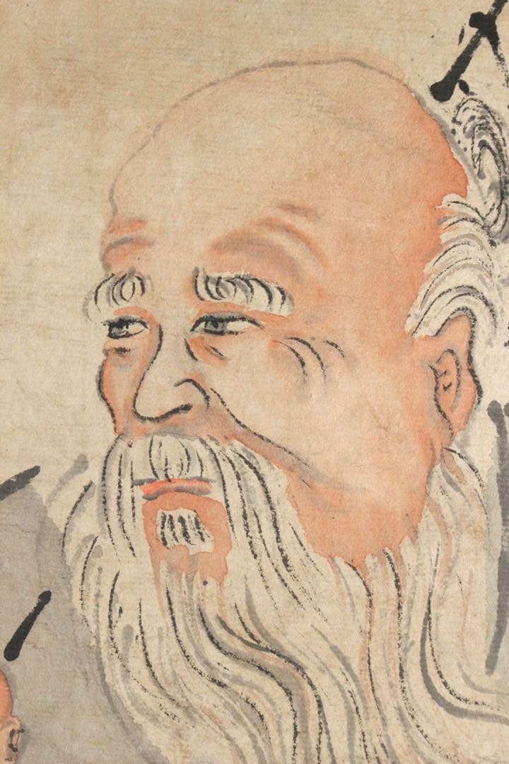 No5569 掛軸　在銘　祥玉　漁夫図　紙本淡彩　唐物　中国画　古画　送料無料