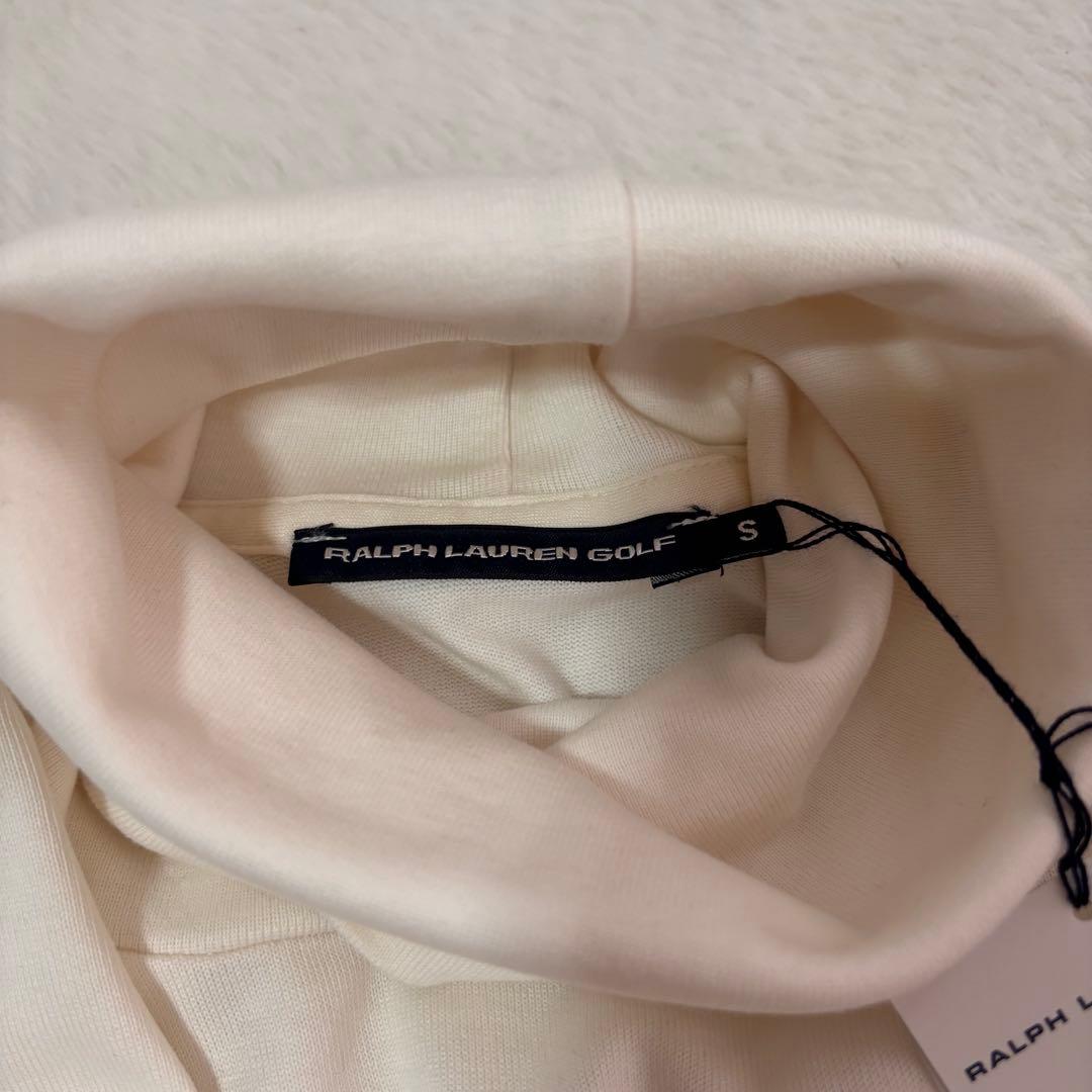 【新品タグ付き】ラルフローレンゴルフ ハイネック ゴールド ポニー刺しゅう S