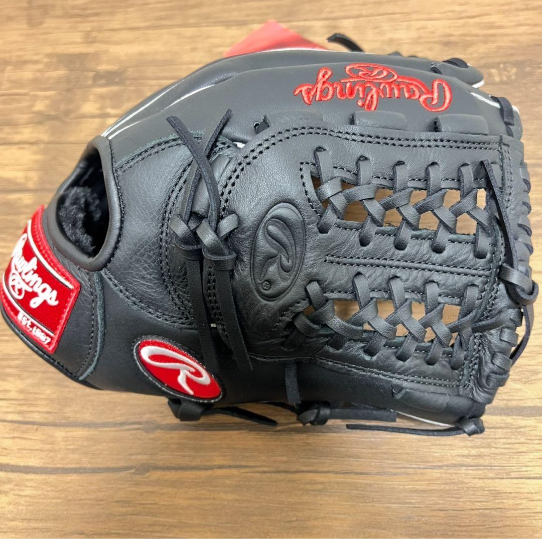 【タグ付き未使用品】一般軟式 グローブ ローリングス オールラウンド ブラック
