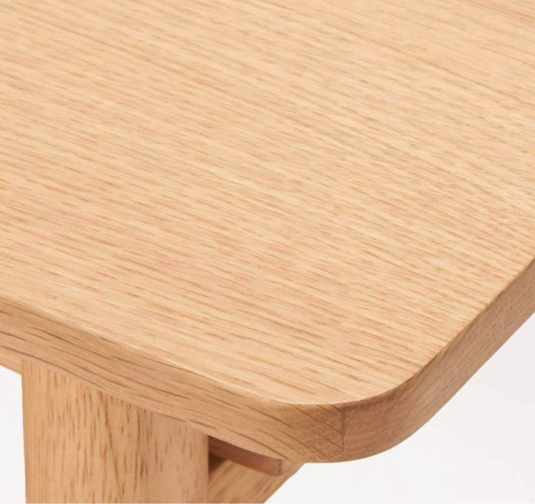 レア【廃番品】MUJI無印良品★ローテーブル センターテーブル★棚板付きオーク材