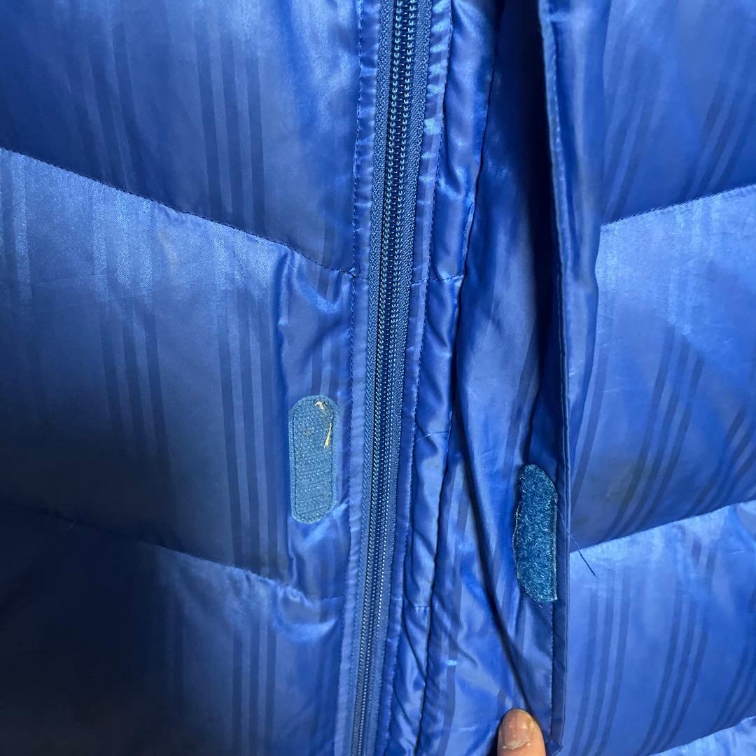 アディダス ベンチコート 160 青