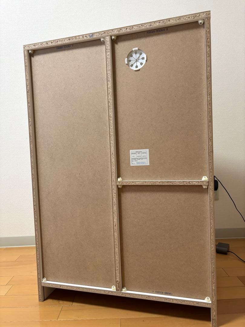 【引取限定】 ニトリ レンジ台（フォルムN RE9060G WH）