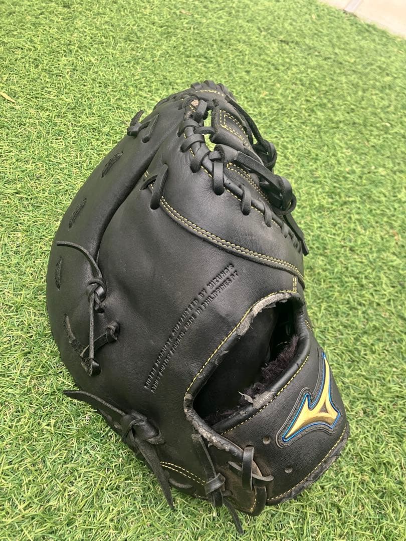 Mizuno 軟式グローブ ブラック ファーストミット