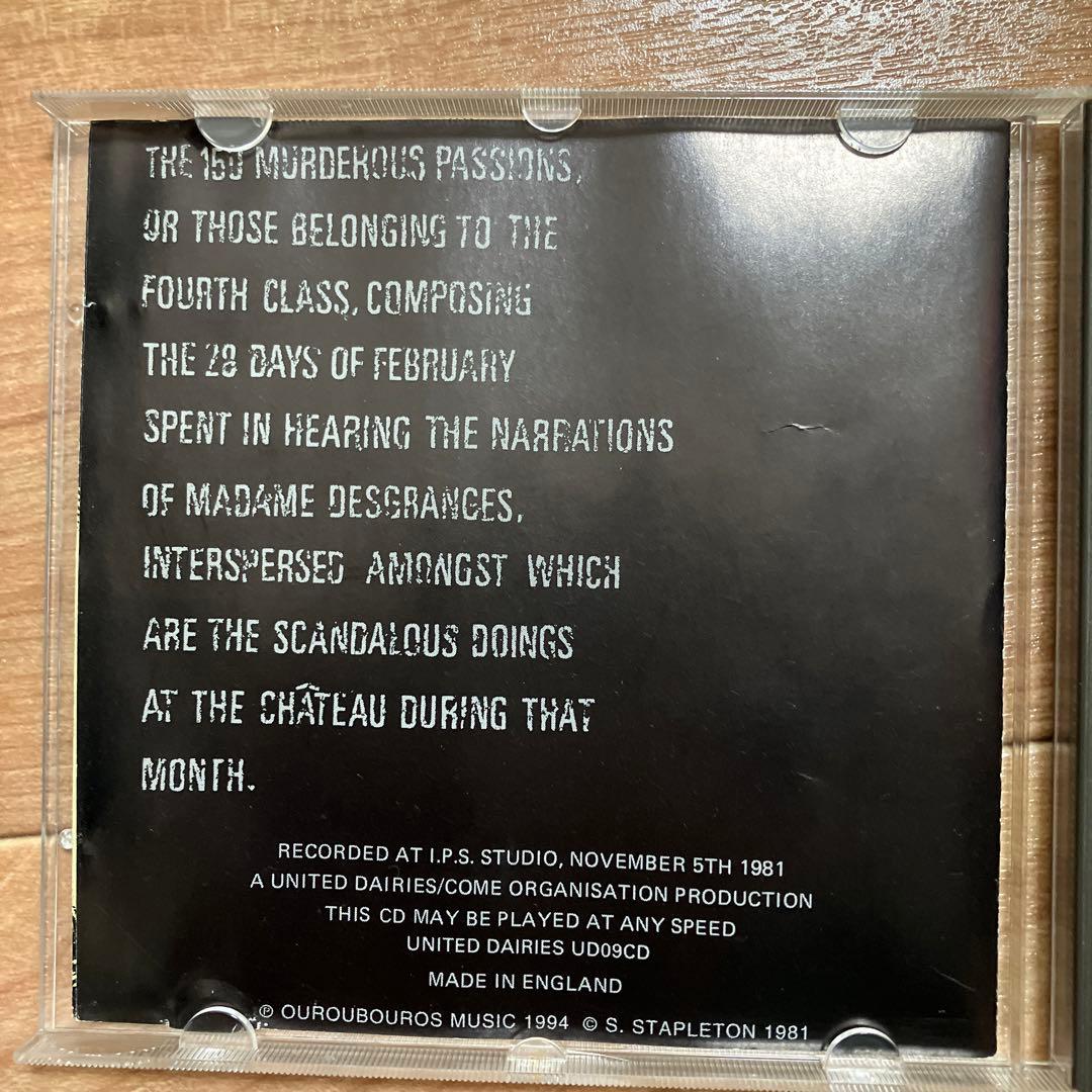 洋楽 The 150 Murderous Passions cd