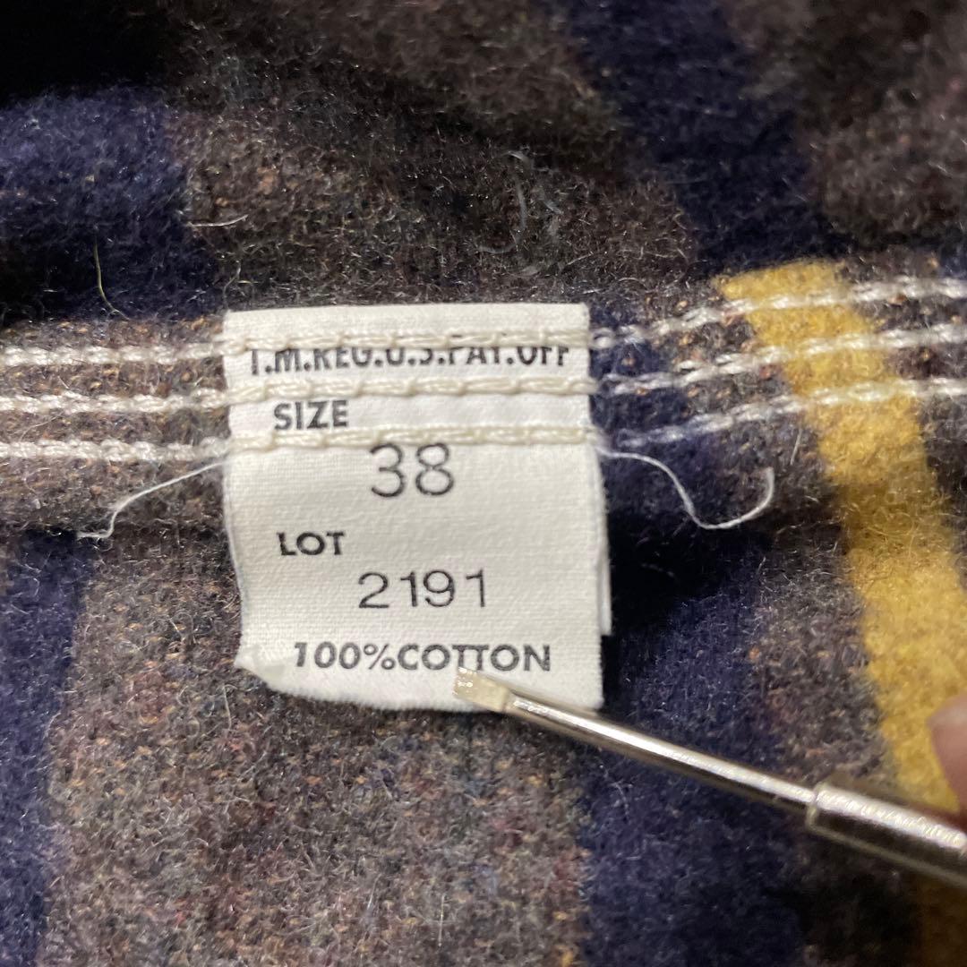 Lee 復刻 191-LB デニムジャケット 38 ブランケット 191LB