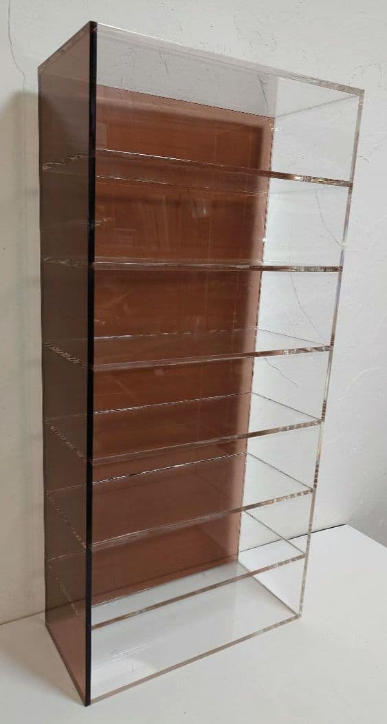 7段 クリア ケース ボックス BOX 棚 強化プラスチック 頑丈