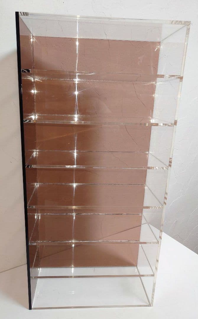 7段 クリア ケース ボックス BOX 棚 強化プラスチック 頑丈