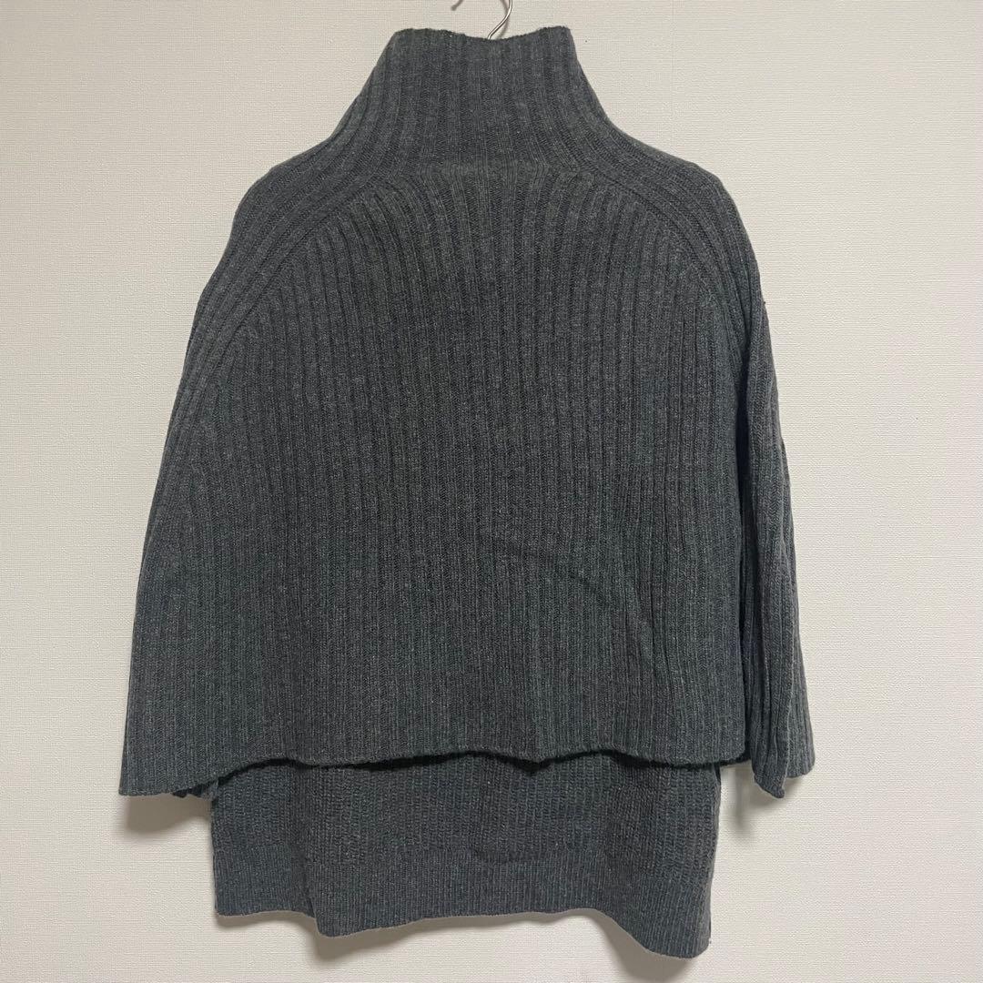 【美品】crewre ケープレイヤードVネックベスト ショート