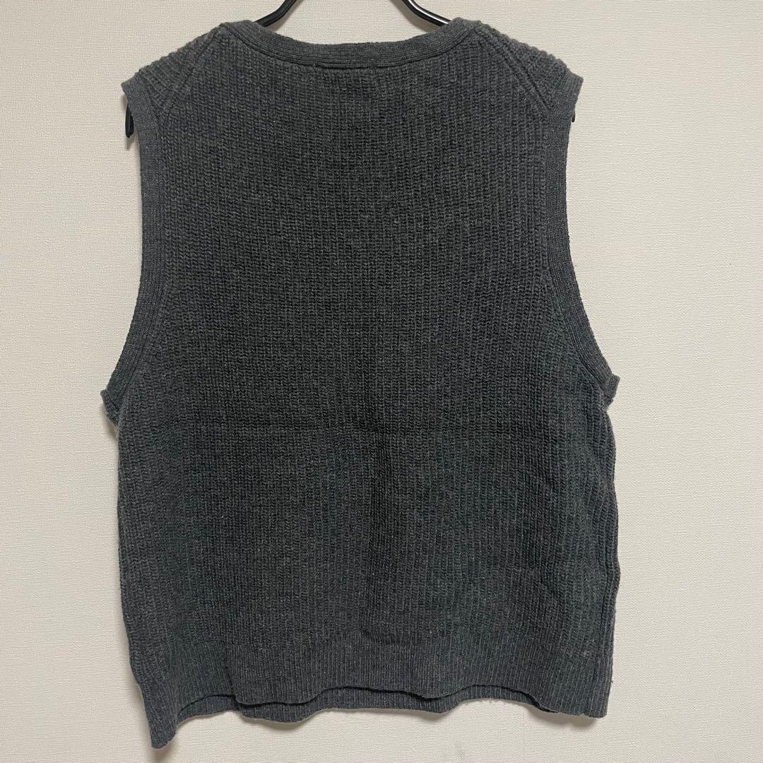 【美品】crewre ケープレイヤードVネックベスト ショート