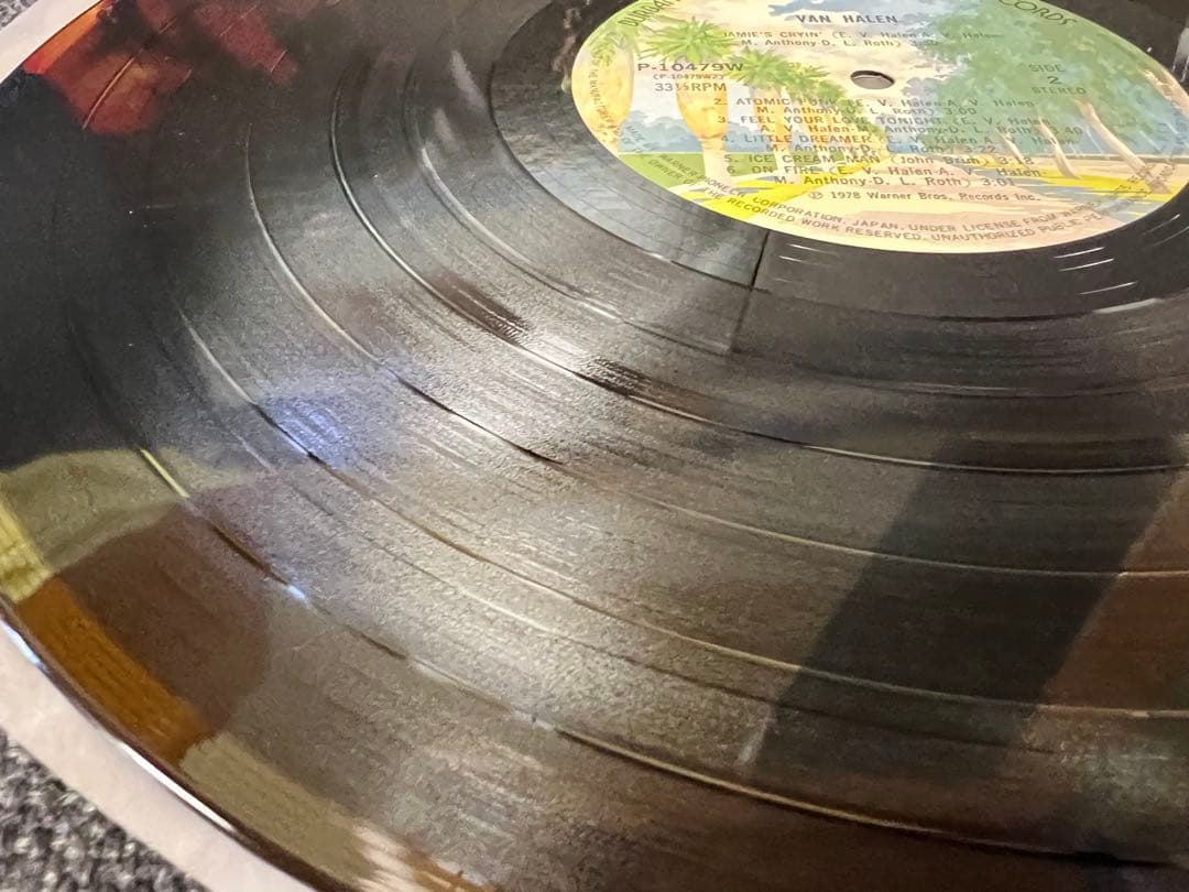 Van Halen LP 洋楽レコード 初版 P-10479W 美品 日本盤