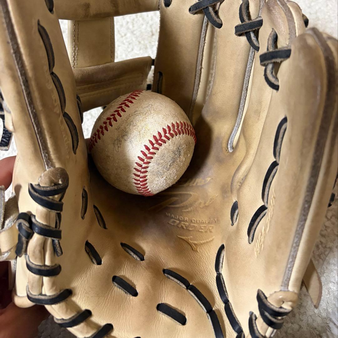 MIZUNO PRO オーダーグローブ　内野手　硬式　袋箱あり