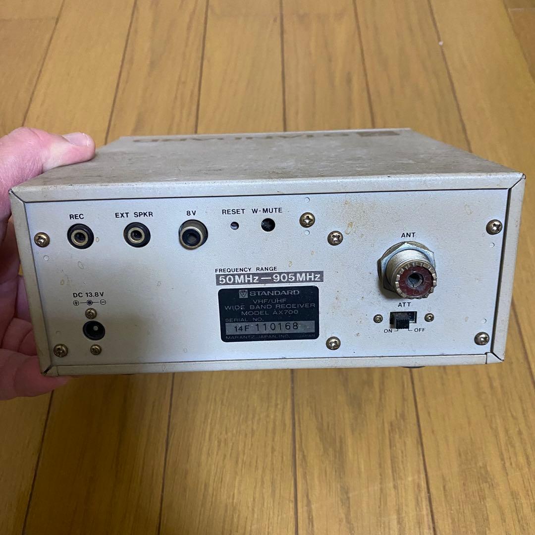 STANDARD AX700 ワイドバンドレシーバー+取扱説明書