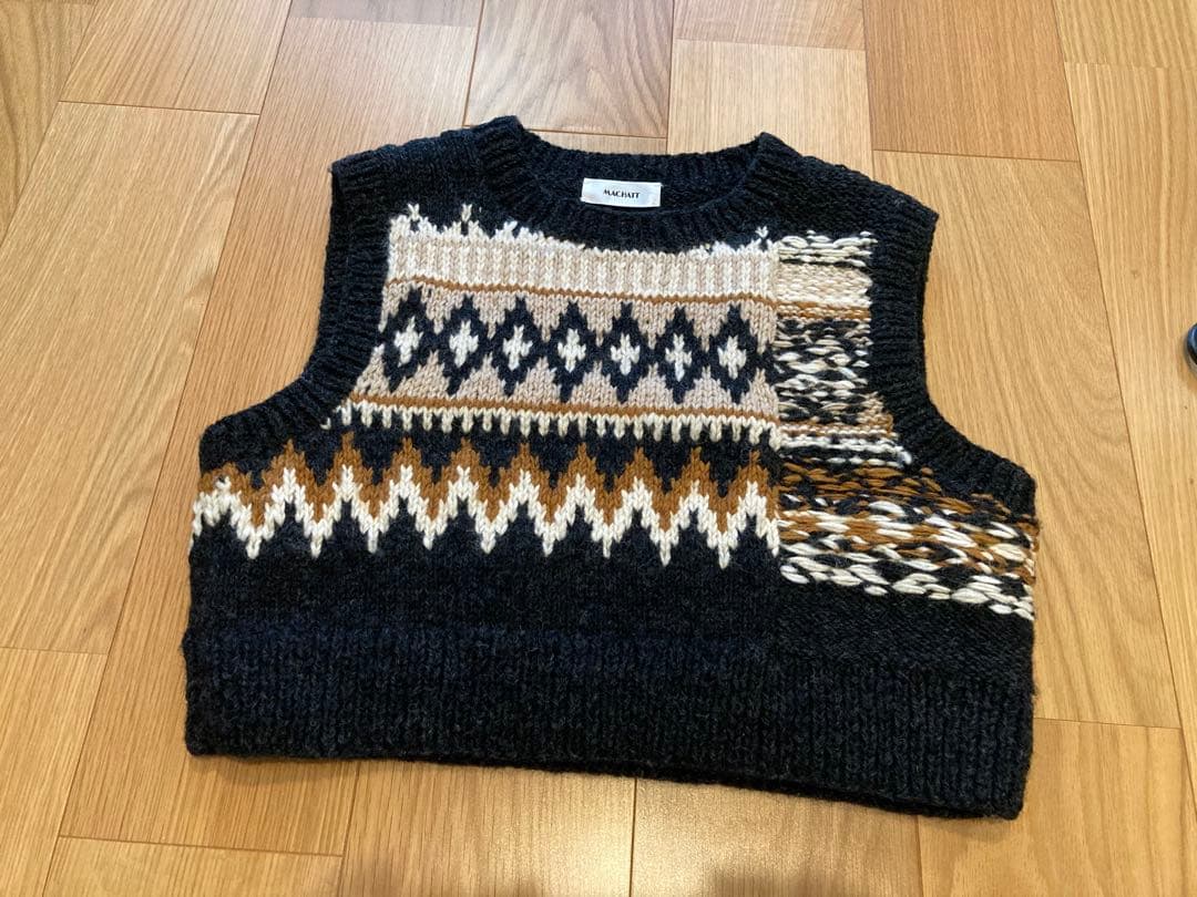 machattマチャット＊ノルディックニットベスト