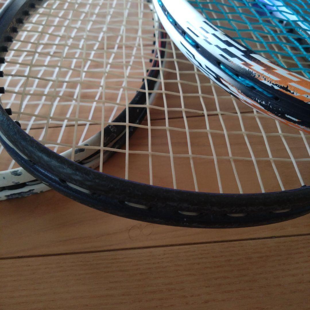 YONEXソフトテニスラケット 4本セット　シューズ　ケース