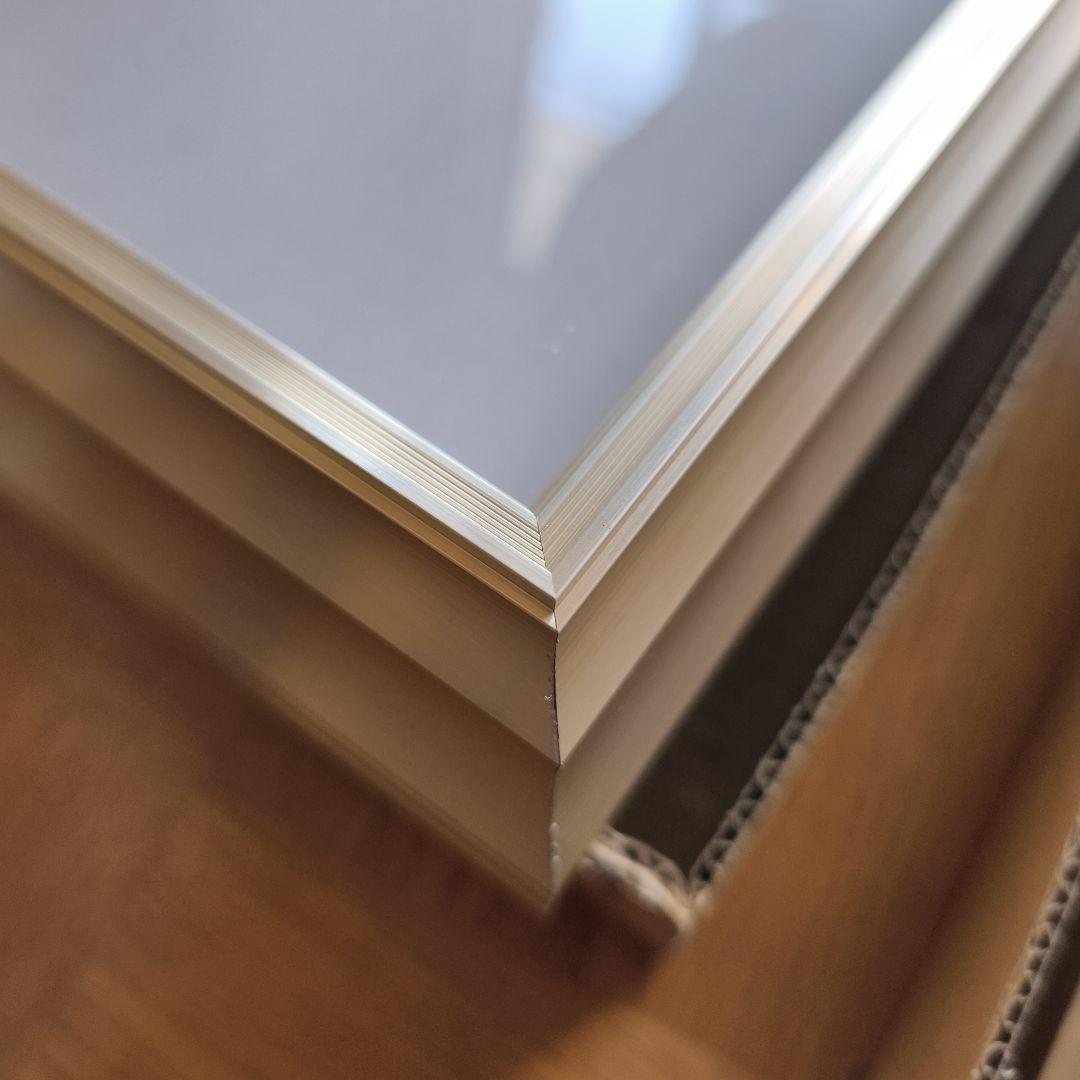 【4個セット】刻字用 アルミ額縁 ①73×37 ②③④41×20