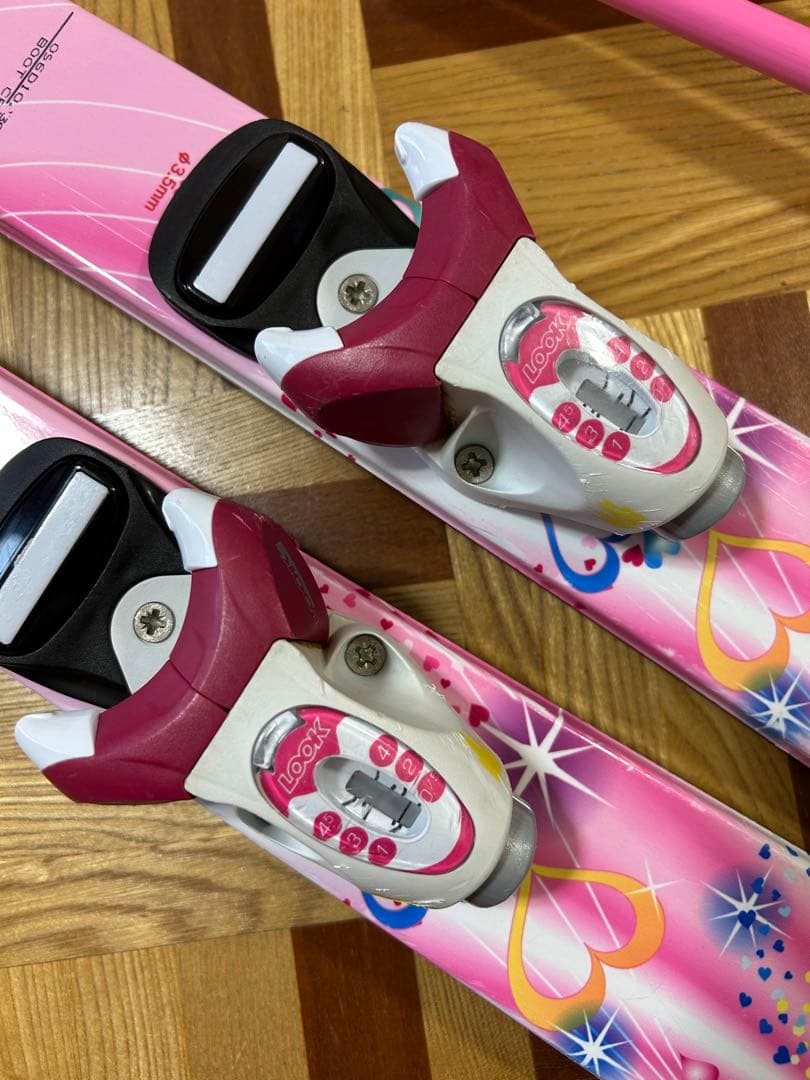 KAZAMA 子供用スキーセット　96cm ブーツ2足付