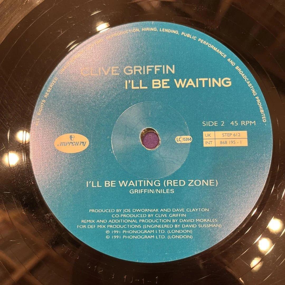 Clive Griffin I'll Be Waiting レコード