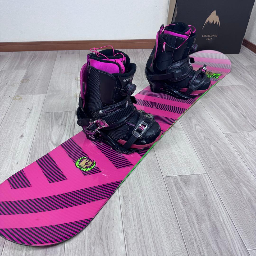 K2 レディース スノーボード 4点セット 138cm ブーツ23cm